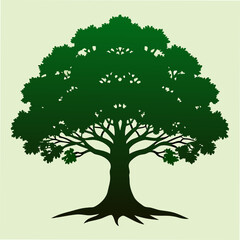 green tree vector