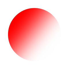 Red circle with semi-transparent background overlay.