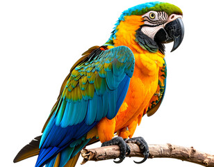 Obraz premium blue and yellow macaw ara ararauna