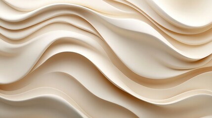 Obraz premium Abstract wavy cream-colored background (1)