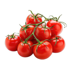 Cluster of ripe, red tomatoes (4)