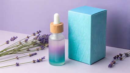 Lavender Essence – Wellness Branding, Aromatherapy, Minimalist, Luxury, Natural, Product Mockup, Purple Aesthetic