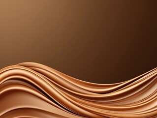 Chocolate wave abstract background design, food packaging