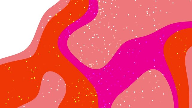 Abstract wavy patterns with speckles background