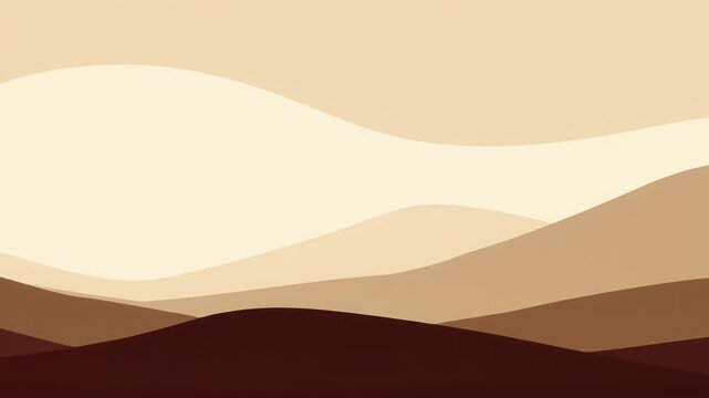 vector illustration of desert landscape