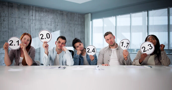 Judges At The Competition Gave The Team Disappointing Scores And Cards