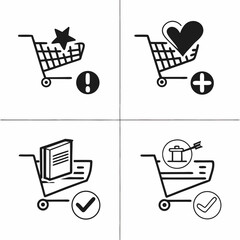 shopping cart icons