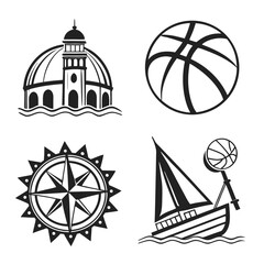 set of icons