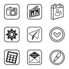 web icons set