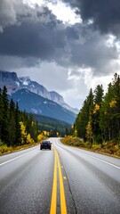 Fototapeta premium Scenic mountain highway