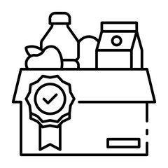 This Good Manufacturing Practices (GMP) icon is suitable for Organic Product, etc.