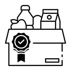 This Good Manufacturing Practices (GMP) icon is suitable for Organic Product, etc.