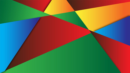 Obraz premium abstract blue and orange green background Pro Vector