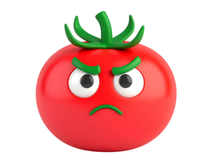 Grumpy Tomato 3D Render