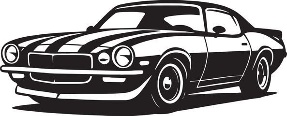 1970s Chevy Camaro Silhouette