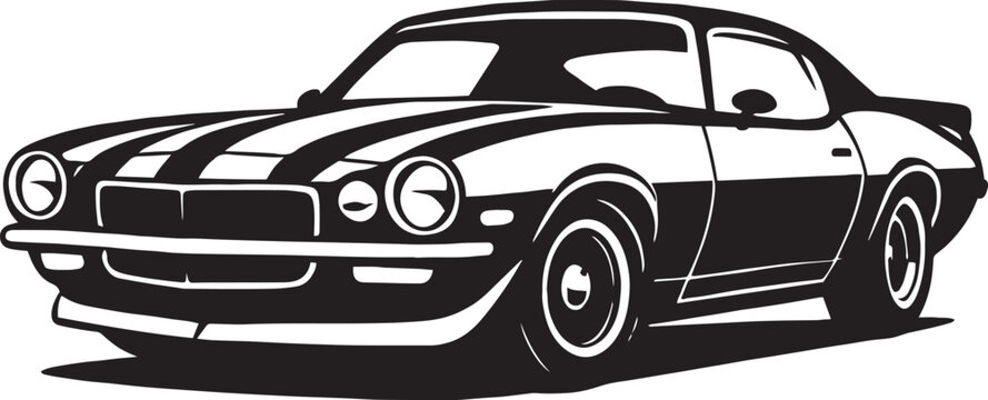 1970s Chevy Camaro Silhouette