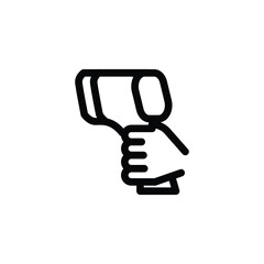 temperature check outline icon vector design good for web or mobile app