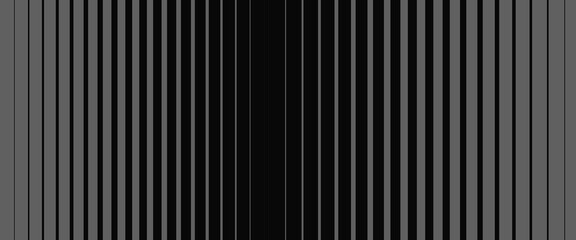 Obraz premium Black oblique straight line background. Masculine dark linear abstract wallpaper. Elegant luxury striped gradient texture. Grey diagonal lines backdrop for flyer, banner, poster, presentation. Vector