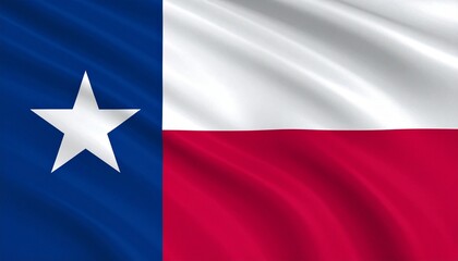 Texas state flag with bold colors and white star.