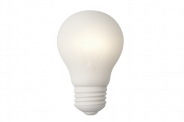 Illuminating glass lightbulb symbolizing creative thinking, innovation, breakthrough concept