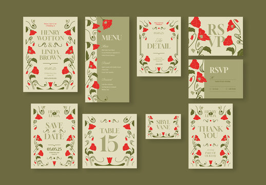 Classic Floral Wedding Pack