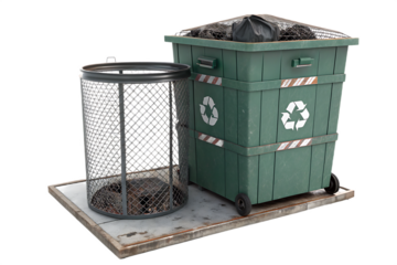 Big Trash on AI generated by PNG