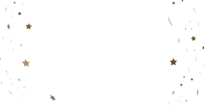 Falling Christmas Star Show: Mesmeric 3D Illustration Depicting Falling Holiday Stargazing Spectacle