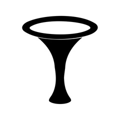 Silhouette of a wormhole