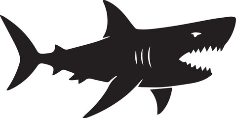 Shark Silhouette Marine Design