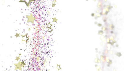 Sparkling stars and glitter, perfect for holidays, celebrations, and festive designs.