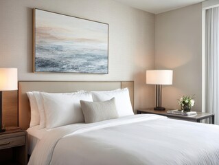 Elegant and Serene Bedroom Interior