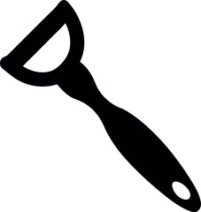 Peeler silhouette icon vector illustration