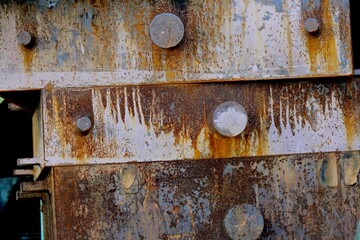 錆びた鉄の鋳物