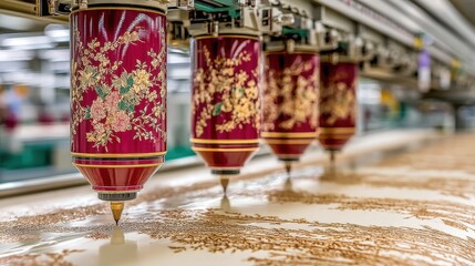 Vibrant marigold blooms in full blossom botanical garden floral art natural setting close-up view nature's beauty
