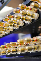 Banana connector for connecting the audio signal from the sound amplifier to the speakers. 