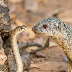 Snake and mongoose face-off