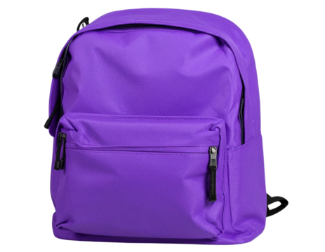  Modern Purple School Backpack PNG