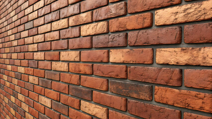 Reddish brown brick wall texture with visible mortar and rough surfaces full hd 4k stock image download