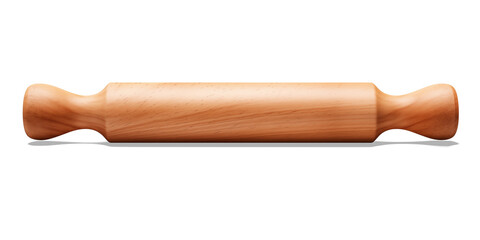 Wooden Rolling Pin: A simple yet iconic wooden rolling pin, perfectly positioned, captures the essence of classic baking and kitchen artistry, radiating a sense of warmth and functionality.