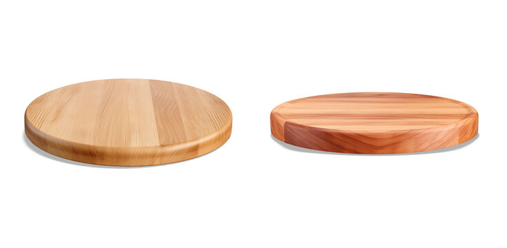 Wooden Cutting Board Showcase: A close-up studio shot unveils the natural grain of two meticulously crafted wooden cutting boards. Each board, a testament to precision.