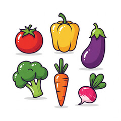 Fototapeta premium vegetables and fruits