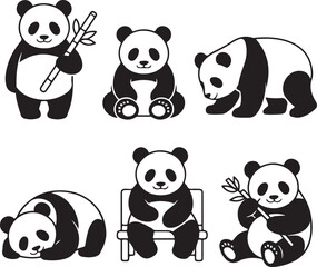 Panda Bundle Vector – Cute and Wild Panda Silhouette Collection

Panda Head and Full Body Vector Bundle – Cartoon and Wildlife Design

Panda Silhouette Bundle – Animal Clipart Set for Logo, Art, and D