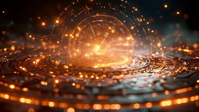 ancient mayan calendar building animation 