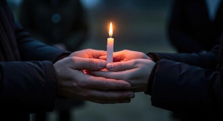 Remembering Loved Ones with a Gentle Candle Ceremony
