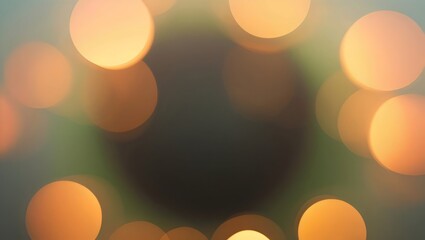 Warm and Ethereal Bokeh Lights: A Soft Abstract Background

