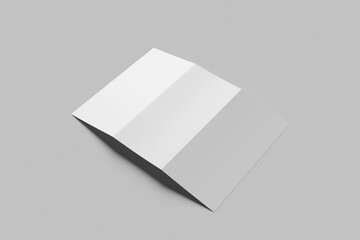 Trifold brochure mockup