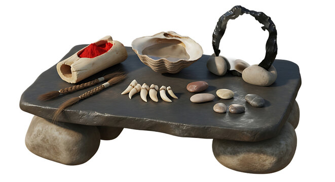 A dressing table in the Stone Age