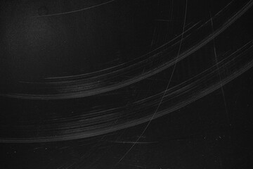 grunge overlay effect with scratch and dust on black background,retro noisy film texture light leak...