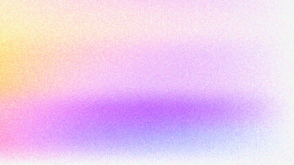 Abstract background with a horizontal gradient of soft, pastel colors, including yellow, pink, and purple, with a fine grain texture.
