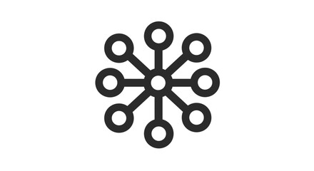 Vector Abstract Tribal Symbol Geometric Ornament Icon 